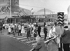 Trams at Alexanderplatz