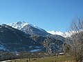 Veduta del Châtel-Argent dal castello Sarriod de la Tour.