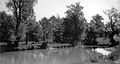 Gömbös or Németh mill, the former millpond from the southwest, Zalaegerszeg, around 1940