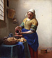 Milkmaid, Јоханес Вермер, 1658-60