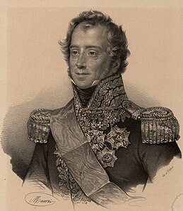 Le comte de Bourmont, ministre de la Guerre.