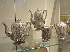 Tea and coffee service, Kutch, Gujarat, India, c. 1880 - Royal Ontario Museum