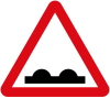 Uneven road