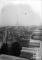 1910 - Dubonnet flies over Paris on a Tellier plane with a Panhard & Levassor engine designed by A. C. KREBS.