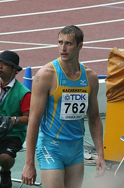 Dmitri Karpov tijdens de WK van 2007 in Osaka.