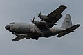 Le CH-04, l'un des C-130 Hercules de la composante air, servant au transport de matériel et de troupes.