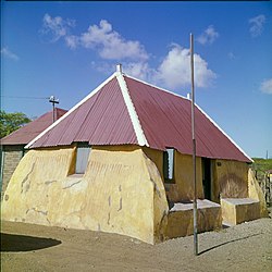 Kunuku House (slave house) in Sint Michiel