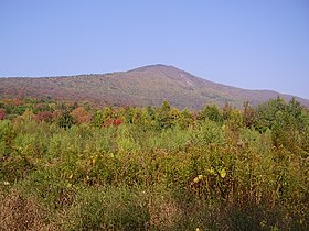 Le mont Greylock depuis la West Mountain Road