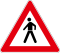 A20 Pedestrians on the road