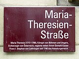 Neues Straßenschild in Innsbruck