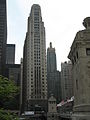 Carbide & Carbon Building behind 333 North Michigan