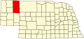 State map highlighting Sheridan County