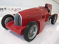 ギ・モルが1934年アヴスGPに勝利したストリームライナー仕様のティーポB