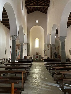 Interior of the church of St. Peter Alli Marmi.