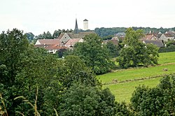 Skyline of Courboin