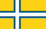 Inofficiell flagga för Västsverige.[3]