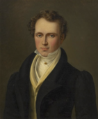 1827 : Portrait d'Alphonse, 1827, huile sur toile, 58 cm x 50 cm[22].