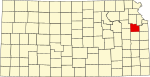 State map highlighting Douglas County