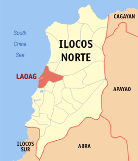 Mapa a pakabirukan ti Laoag