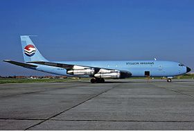 St. Lucia Airways Boeing 707-323C Hoppe