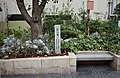 同左、「品川宿」石碑（2019年10月18日撮影）
