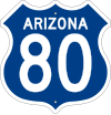 US 80 route marker