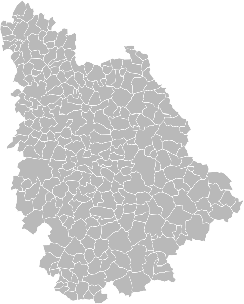 File:Blank Map of Vienne Department, France, with Communes.svg