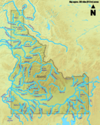 All Idaho streams over 50 miles (80 km) in length