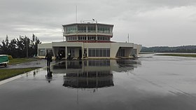 Le terminal de l'aéroport en 2017.