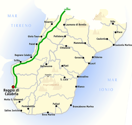 Provincia di Reggio Calabria – Mappa