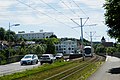 Für Linie 2 umgebaute Traunbrücke