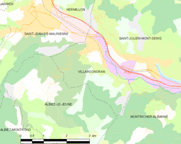 Villargondran - Localizazion