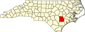 Koort vun Duplin County