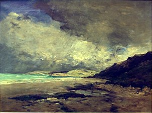 La Plage de Villiers (vers 1912), musée d'Art et d'Archéologie de Valence.