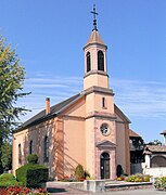 L'église protestante.