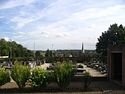 Vue de l’église depuis le cimetière.