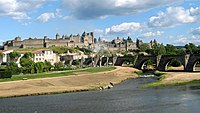 řeka v Carcassonne