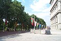 Bendera anggota Persemakmuran dekat the Mall, di sebelah Kantor Luar Negeri dan Persemakmuran, London