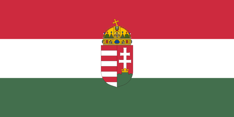 File:Flag of Hungary with arms (state).svg