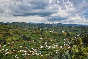 Landschaft im Distrikt Nyamagabe