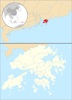 Location of Hong Kong