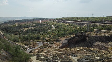 Крајолик из околине Бора, недалеко од рудника