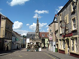 Marktplein in Shepton Mallet