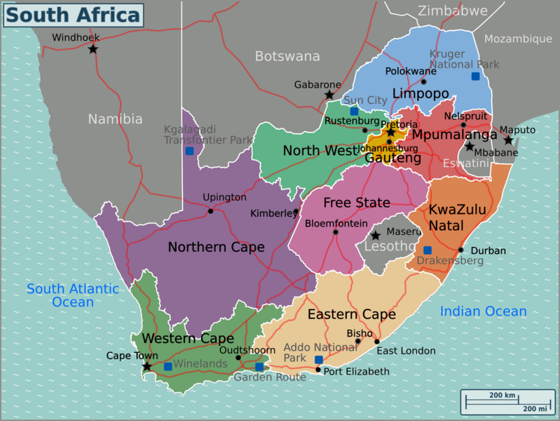 File:South Africa-Regions map.png