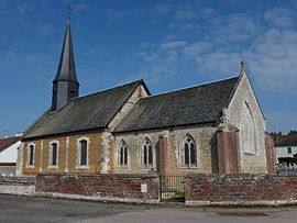 The church in Malleville-sur-le-Bec