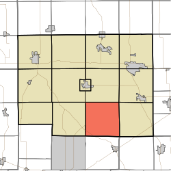 Location in Noble County