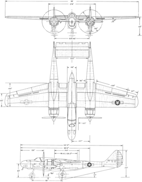 vue en plan de l’avion