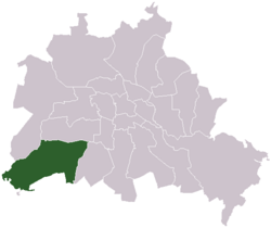 Zehlendorf e Dahlem - Localizzazione