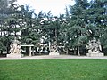 Un groupe de statues au parc Bazin.