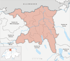 Mapa konturowa Argowii, w centrum znajduje się punkt z opisem „Muhen”